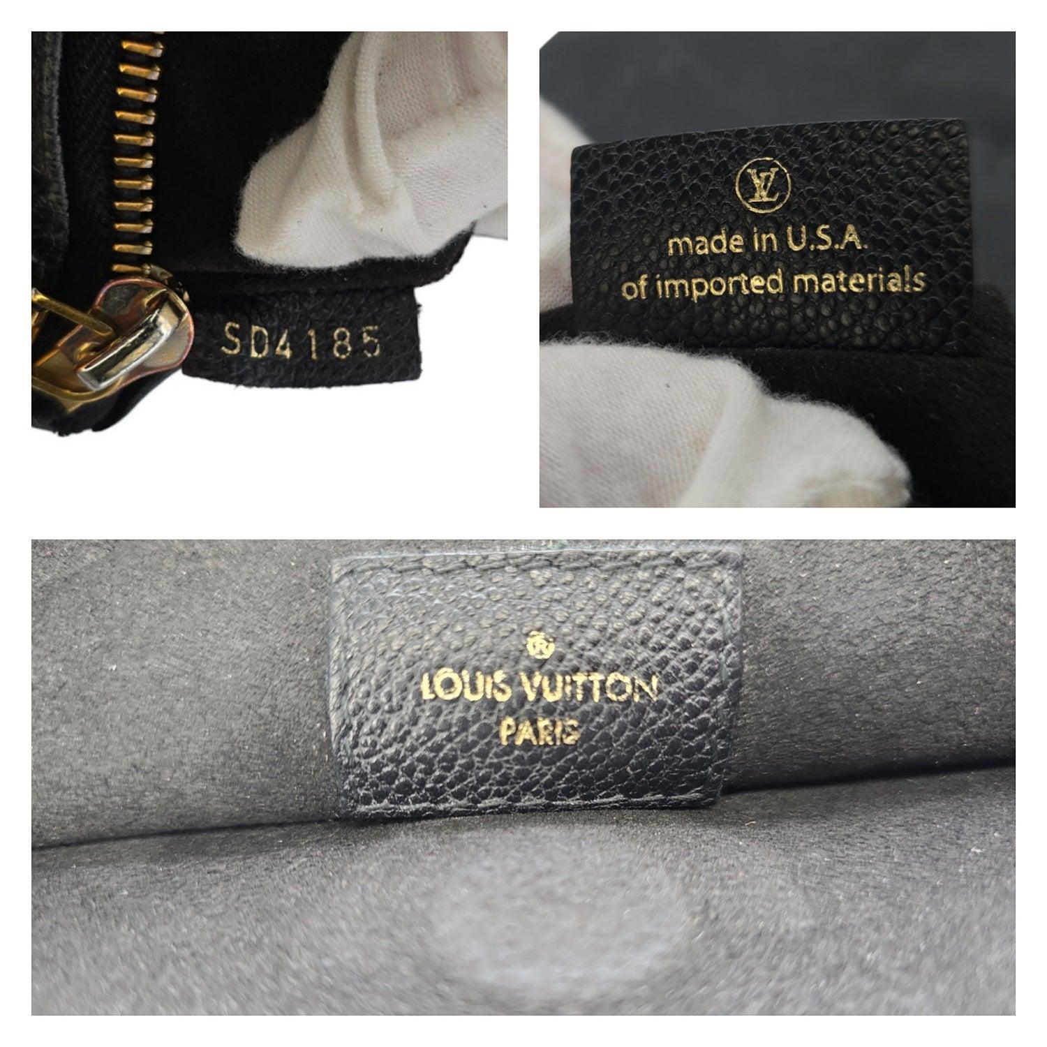 Louis Vuitton Twice Black Monogram Empreinte Crossbody Bag 4