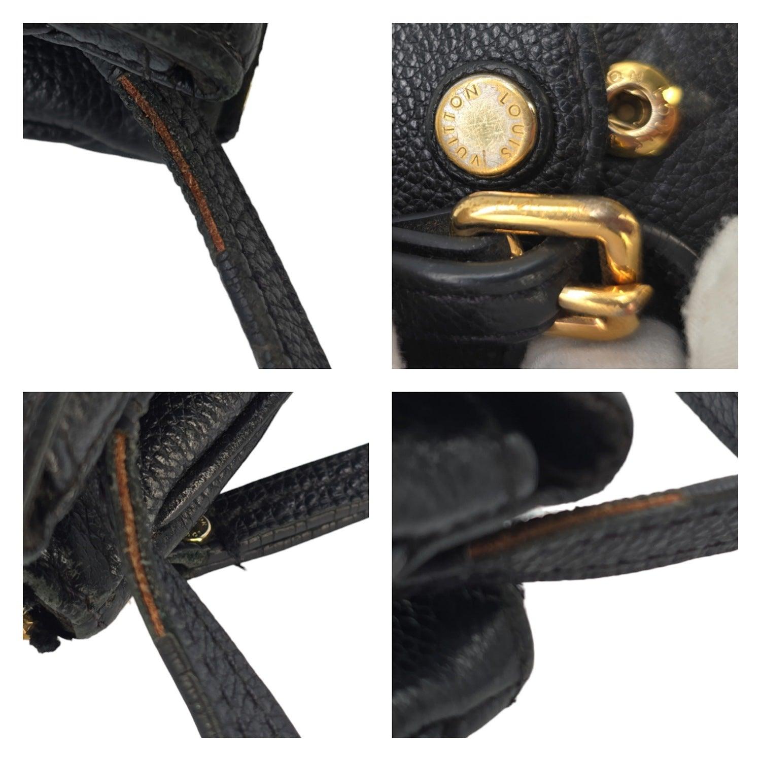 Louis Vuitton Twice Black Monogram Empreinte Crossbody Bag 5