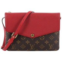 Louis Vuitton Twice Handbag Monogram Canvas
