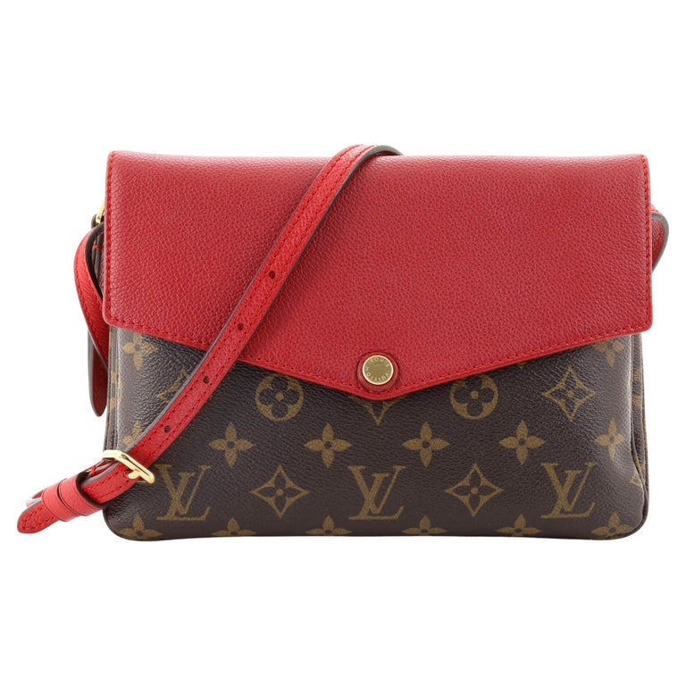 Louis Vuitton 2015 Twice Shoulder Bag - Red for Women