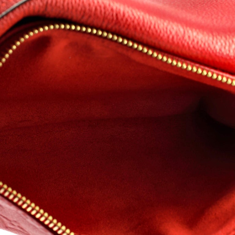 Louis Vuitton Twice Handbag Monogram Empreinte Leather For Sale at