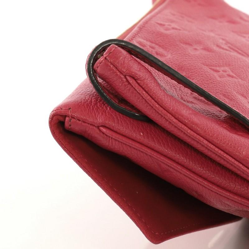 Women's or Men's Louis Vuitton Twice Handbag Monogram Empreinte Leather 