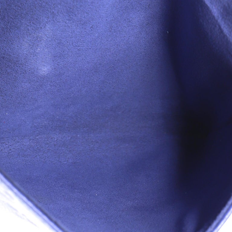 Louis Vuitton Fascinante Monogram Empreinte Leather Infini Blue