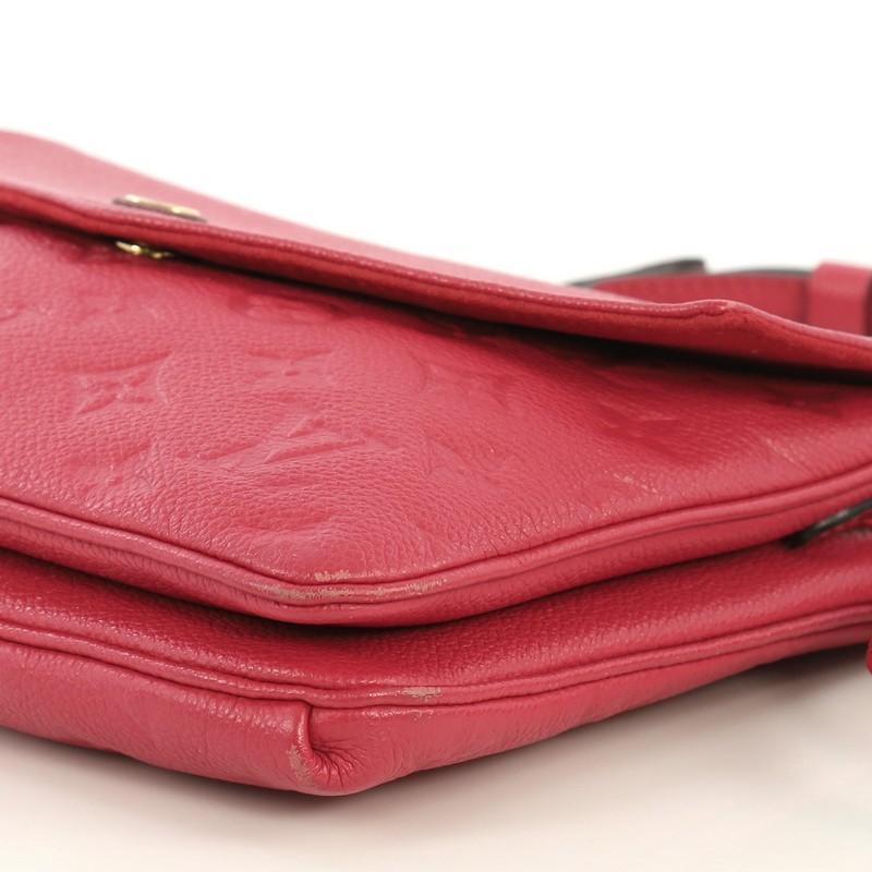 Louis Vuitton Twice Handbag Monogram Empreinte Leather  1