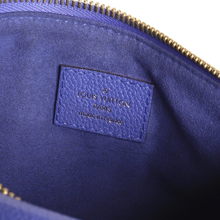 Louis Vuitton Fascinante Monogram Empreinte Leather Infini Blue