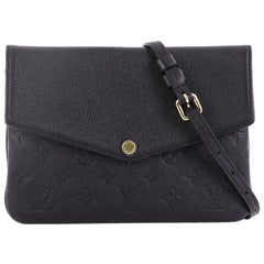 Louis Vuitton Twice Handbag Monogram Empreinte Leather