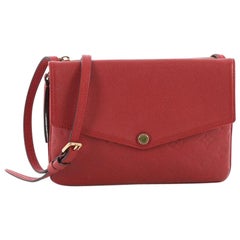 Louis Vuitton Twice Handbag Monogram Empreinte Leather