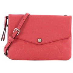 Louis Vuitton Twice Handbag Monogram Empreinte Leather