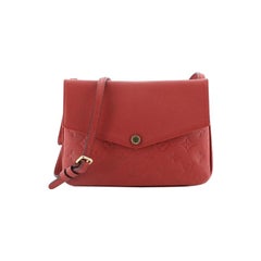 Louis Vuitton Twice Handbag Monogram Empreinte Leather 