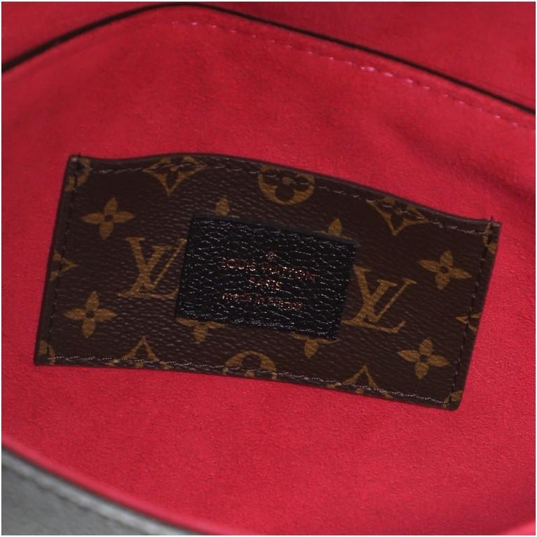 Louis Vuitton Twist Bag Leather and Monogram Teddy Shearling MM