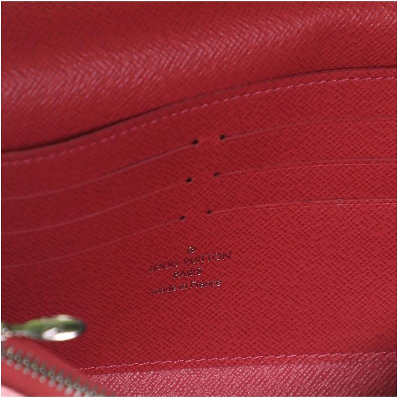 Red Louis Vuitton Twist Chain Wallet Epi Leather