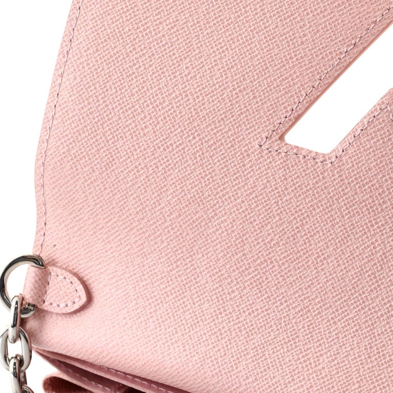Twist belt wallet on chain leather crossbody bag Louis Vuitton Pink in  Leather - 30007468