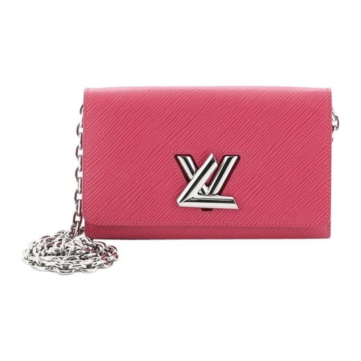Louis Vuitton LV x YK Juane Noir Epi Leather Twist Belt Chain