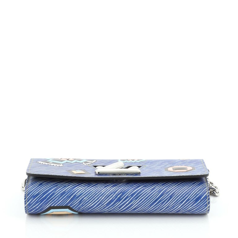 Louis Vuitton Twist Chain Denim Wallet Epi Azteque Bag