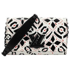 Louis Vuitton Graphic Print Leather Twist Wallet on Chain – STYLISHTOP