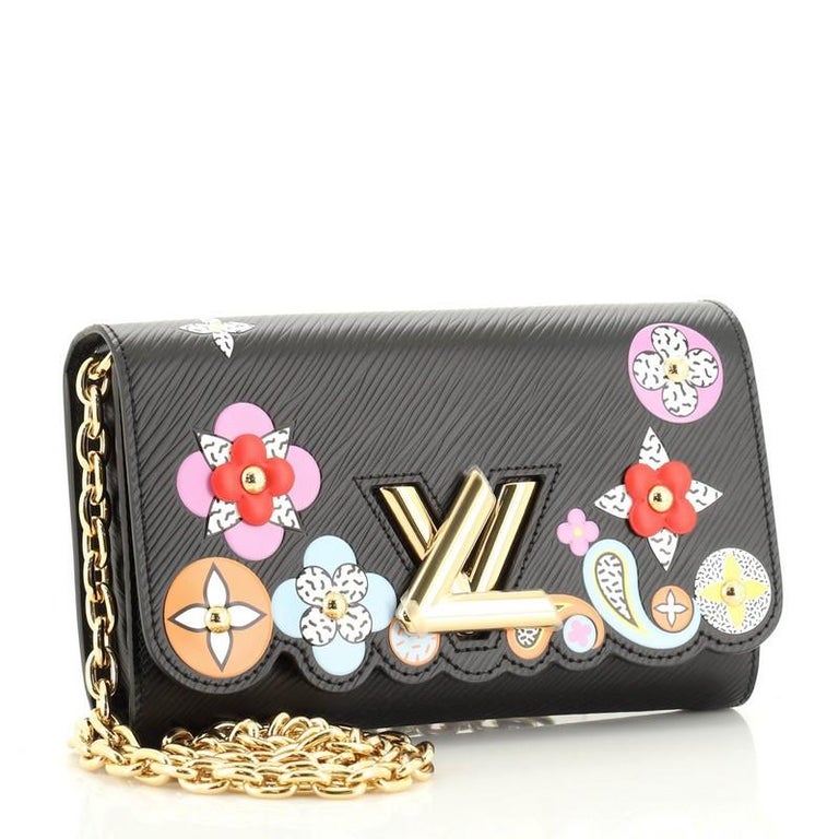 Louis Vuitton Twist Chain Wallet Limited Edition Mechanical Flowers Epi