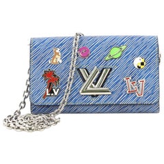 Louis Vuitton Limited Edition Pins Epi Twist Chain Wallet