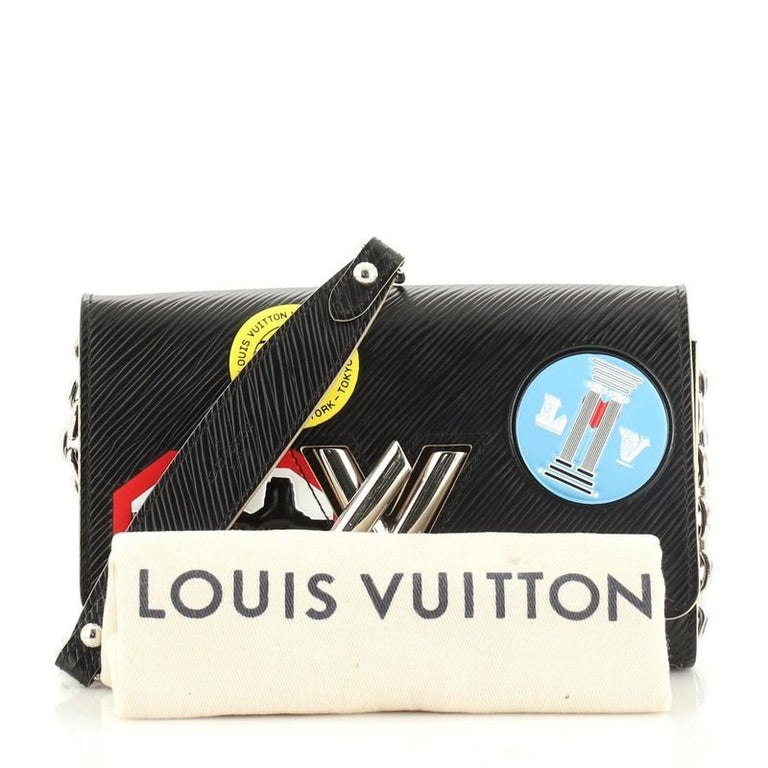 Louis Vuitton Twist Chain Wallet Limited Edition World Tour Epi Leather
