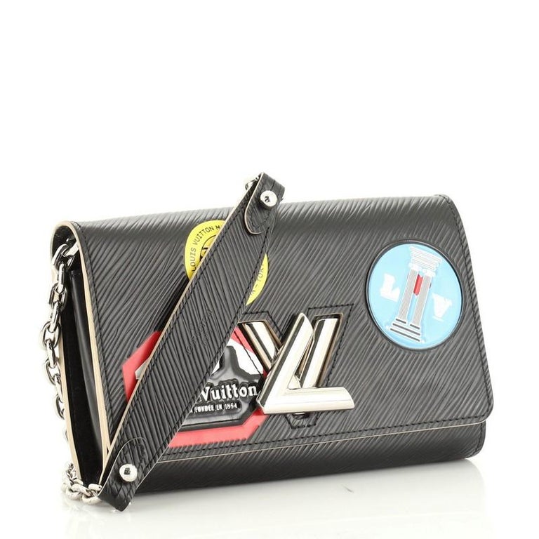 Louis Vuitton Twist Chain Wallet Limited Edition World Tour Epi Leather