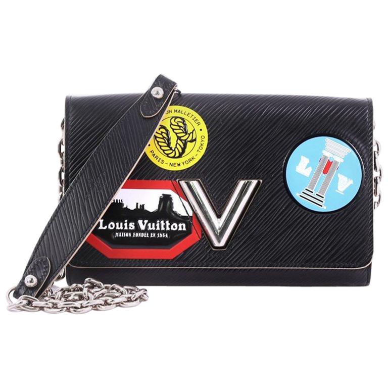 Louis Vuitton Twist Chain Wallet Limited Edition World Tour Epi Leather at 1stdibs