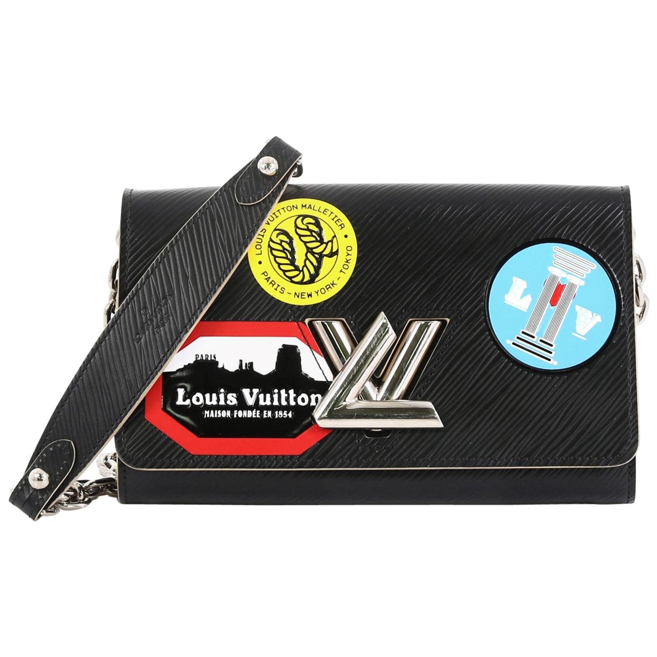 Louis Vuitton Twist Chain Wallet Limited Edition Graphic Leather