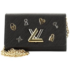 Louis Vuitton Rose Ballerine Epi Twist Belt Chain Wallet - Preloved LV