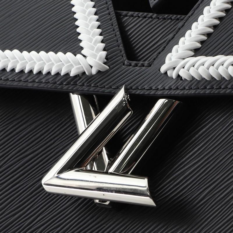 Louis Vuitton Twist Convertible Handbag Whipstitch Epi Leather MM 2
