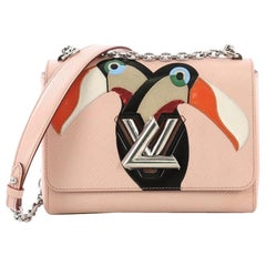 Louis Vuitton Twist Handbag Bird Motif Epi Leather MM
