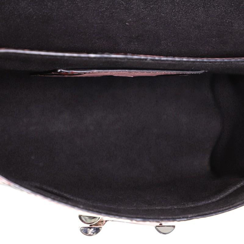 Louis Vuitton Twist Handbag Chain Flower Print Epi Leather MM 1