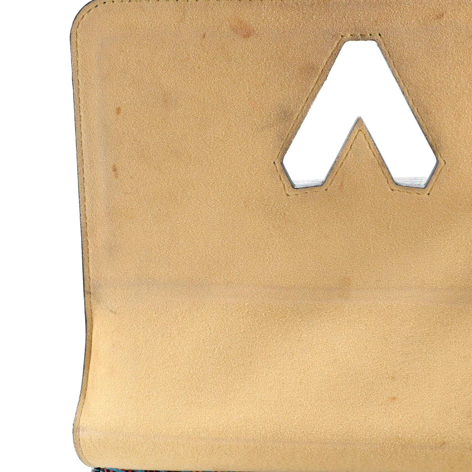Louis Vuitton Twist Handbag Damier Monogram LV Pop Leather MM For Sale 2