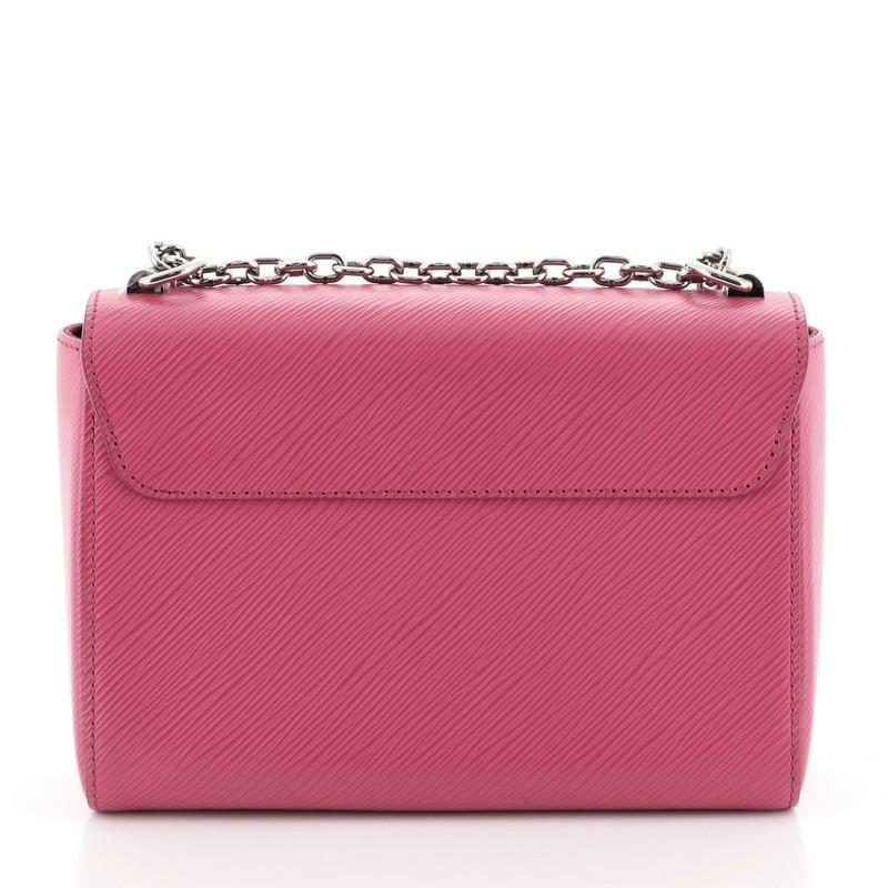 Pink Louis Vuitton Twist Handbag Epi Leather MM 