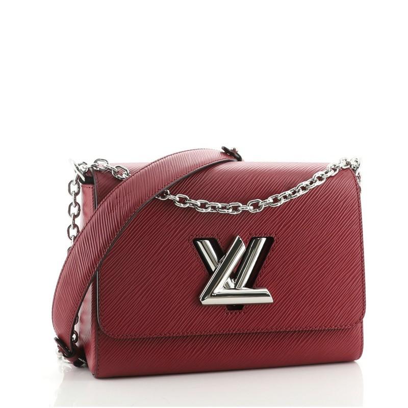 Brown Louis Vuitton Twist Handbag Epi Leather MM