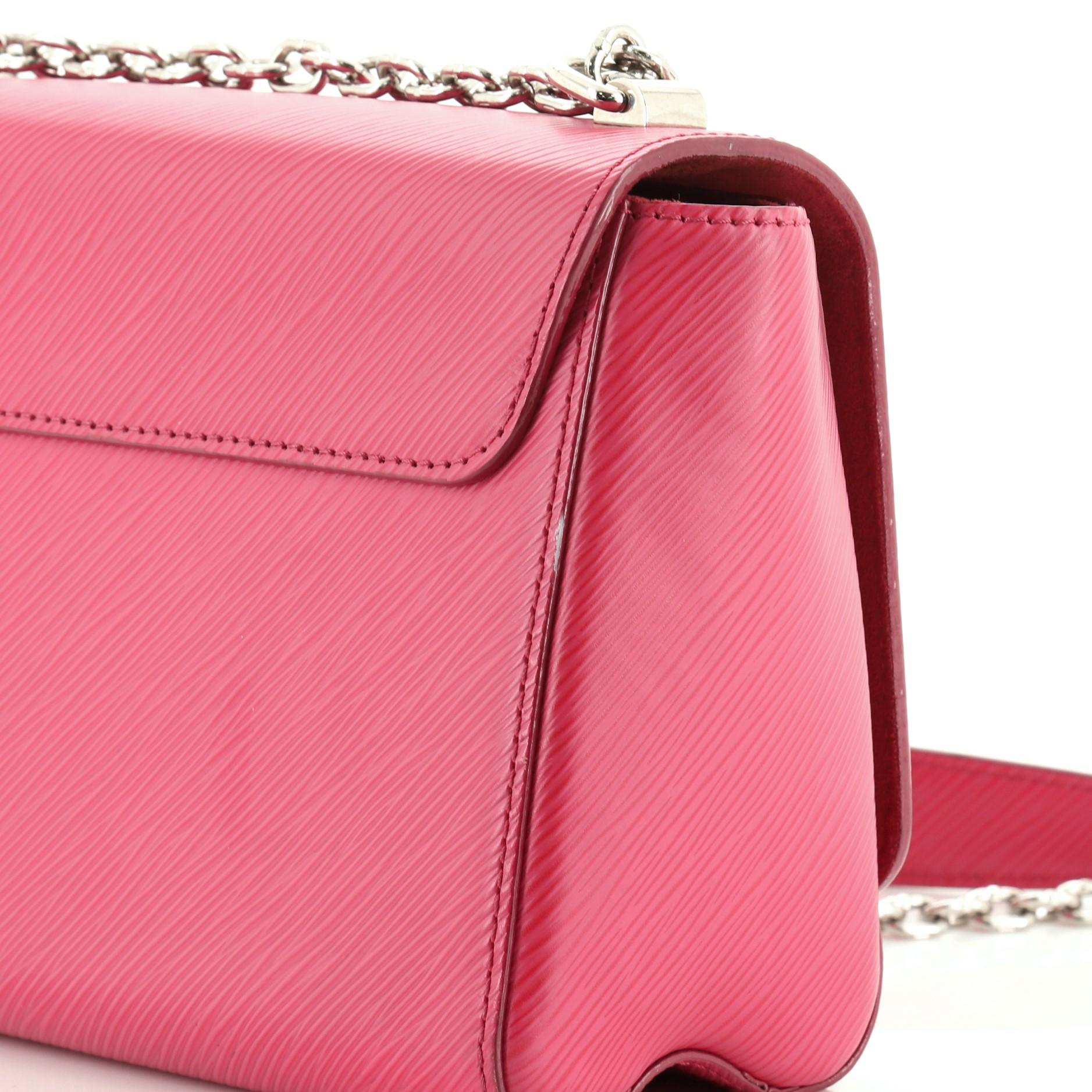 Louis Vuitton Twist Handbag Epi Leather MM 4