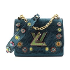 Louis Vuitton Twist Handbag Epi Leather with Flower Cabochons PM