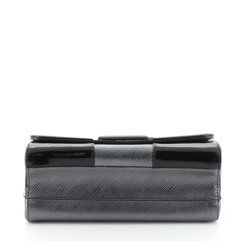 Women's or Men's Louis Vuitton Twist Handbag Epi Leather with Patent MM