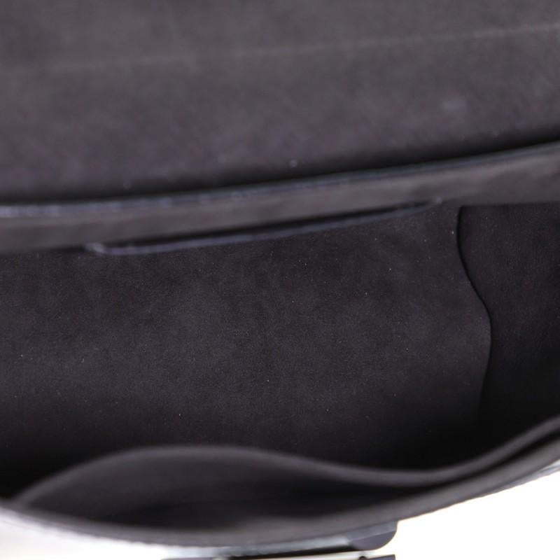 Louis Vuitton Twist Handbag Epi Leather with Patent MM 1