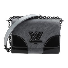 Louis Vuitton Twist Handbag Epi Leather with Patent MM