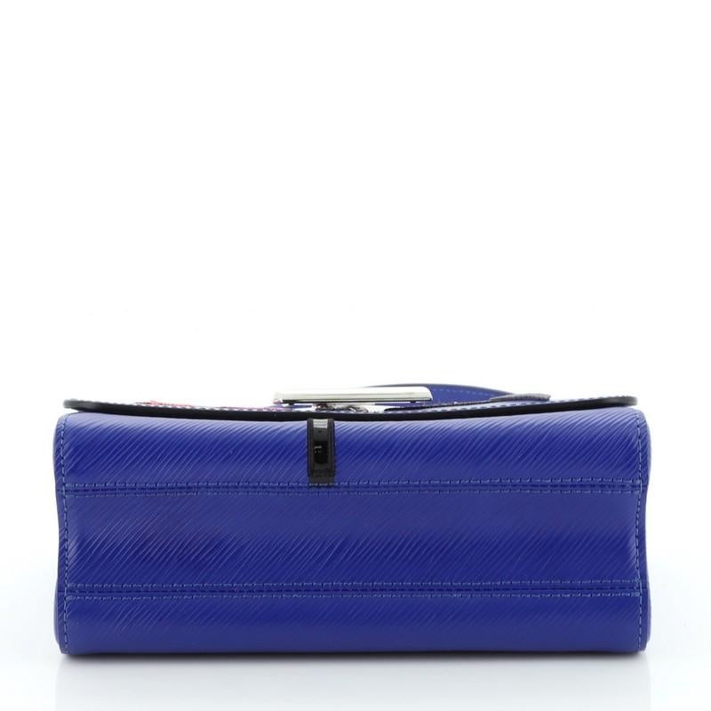 Women's or Men's Louis Vuitton Twist Handbag Epi Leather with Sequins MM
