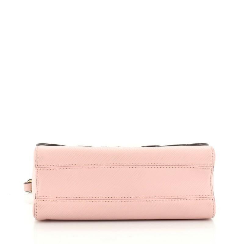 Women's or Men's Louis Vuitton Twist Handbag Limited Edition Bloom Flower Epi Leather MM 