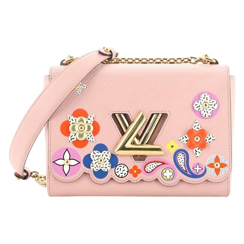 Louis Vuitton Twist Handbag Limited Edition Bloom Flower Epi Leather MM 