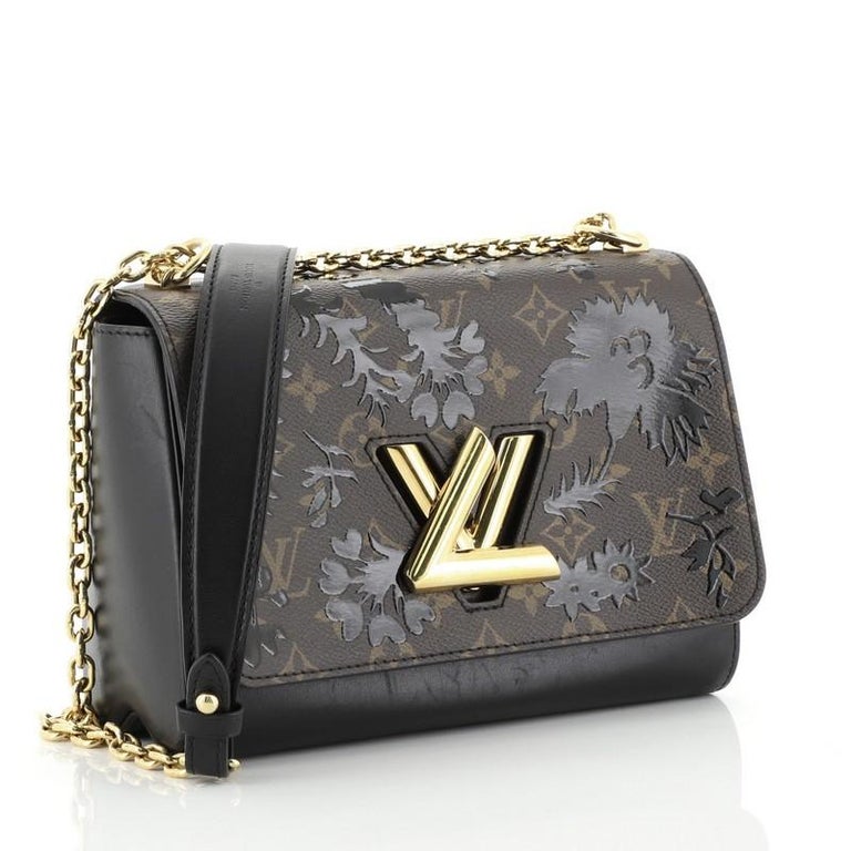Louis Vuitton Twist Handbag Limited Edition Blossom Monogram Canvas MM