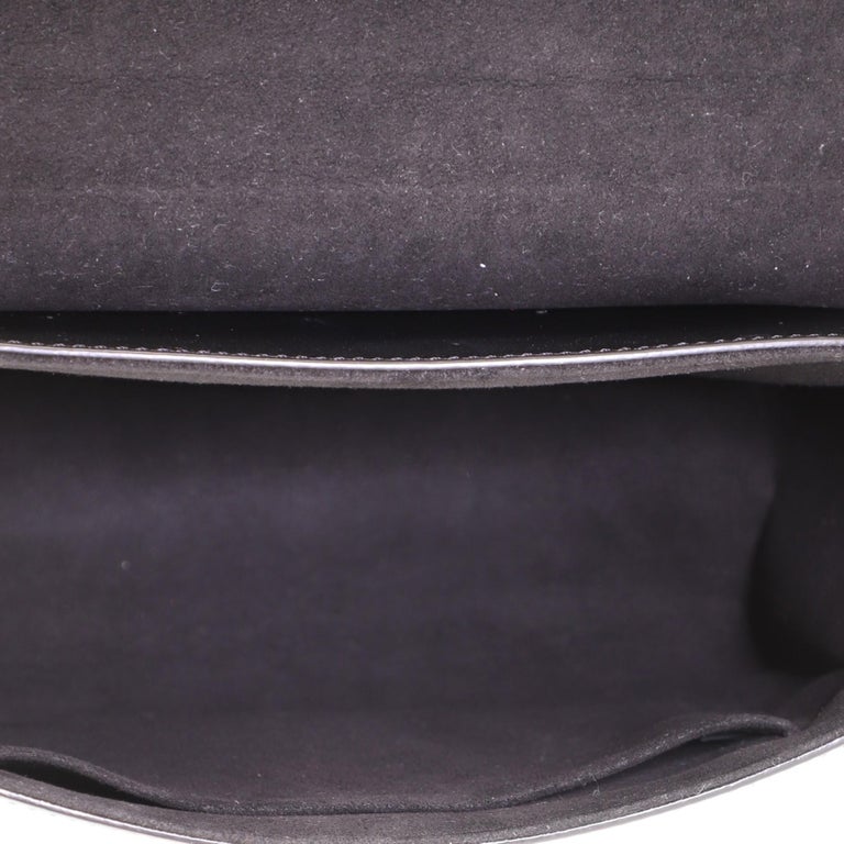 Louis Vuitton Pochette Twist Handbag Leather with Monogram Vernis Black  772371