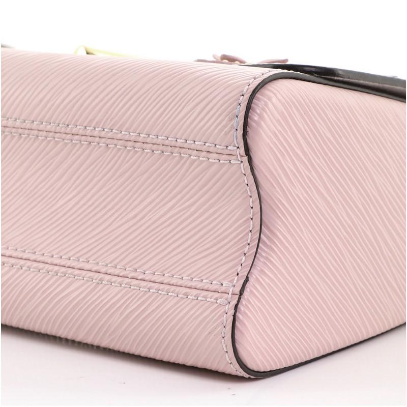 Women's or Men's Louis Vuitton Twist Handbag Limited Edition Couture’s Flower Tinsel Epi Leather 