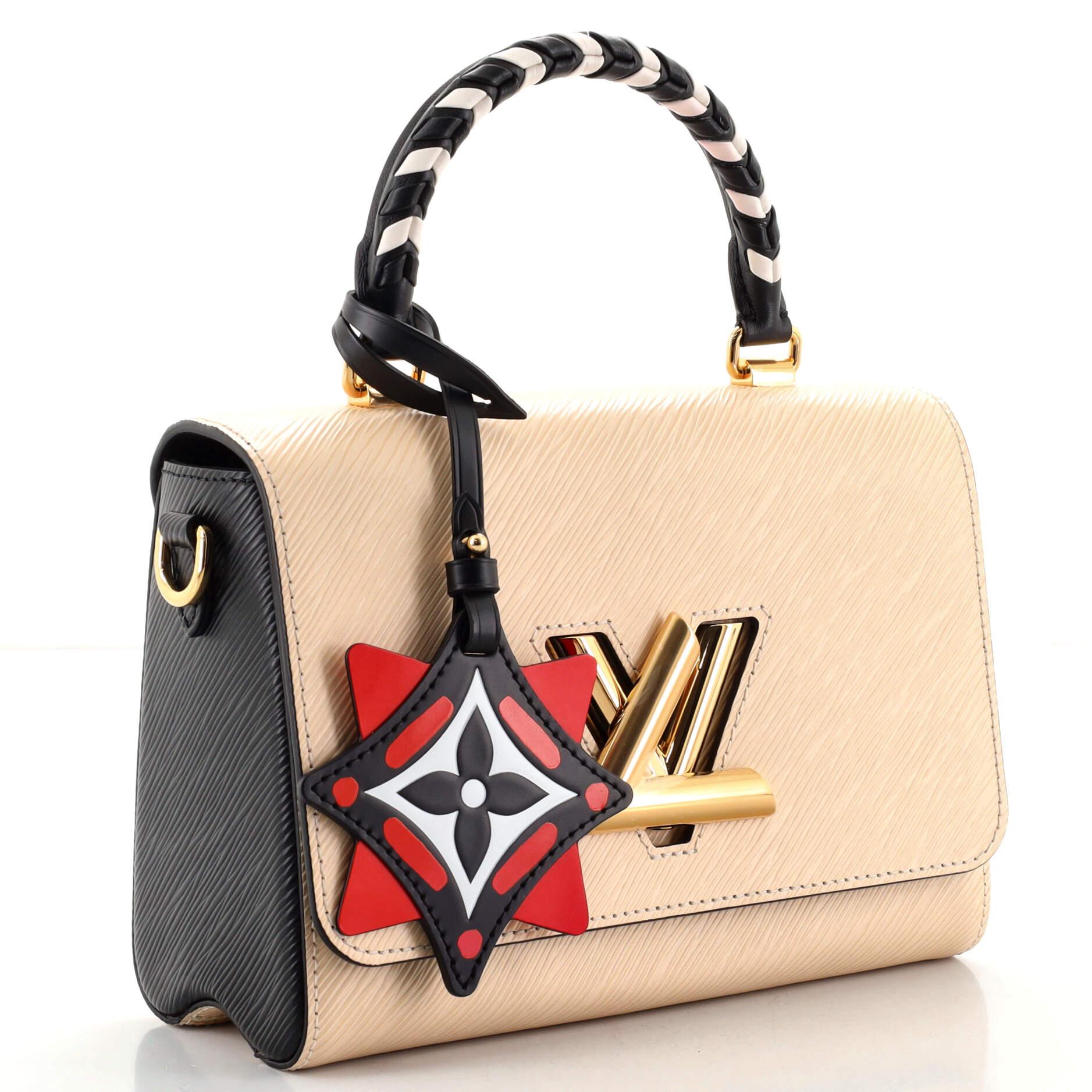 Beige Louis Vuitton Twist Handbag Limited Edition Crafty Epi Leather MM