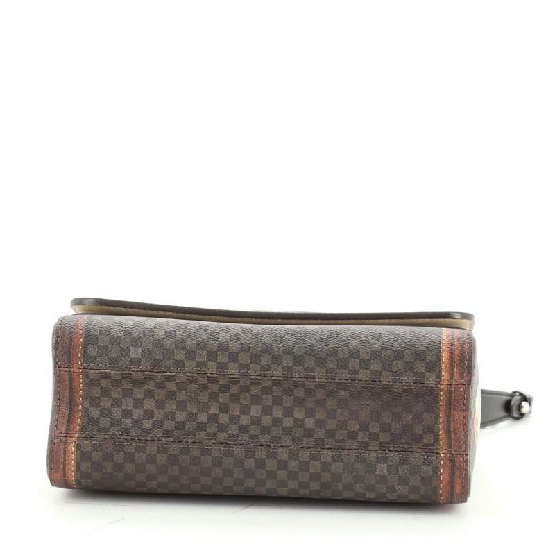 Women's Louis Vuitton Twist Handbag Limited Edition Damier Time Trunk MM