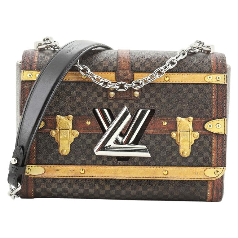Louis Vuitton Twist Handbag Limited Edition Damier Time Trunk MM