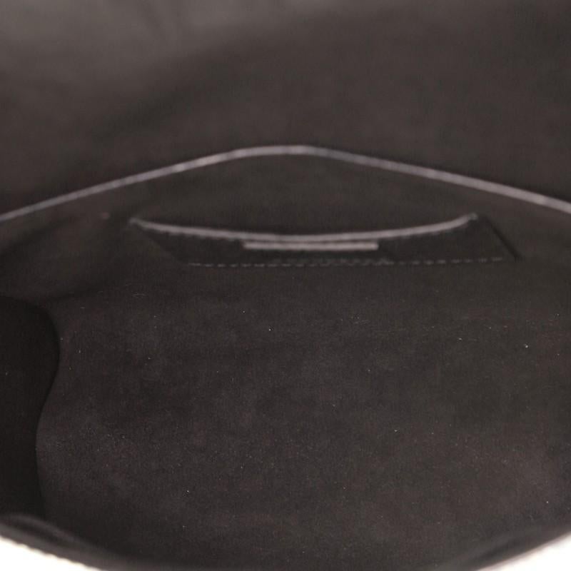 Gray Louis Vuitton Twist Handbag Limited Edition Floral Print Epi Leather MM 