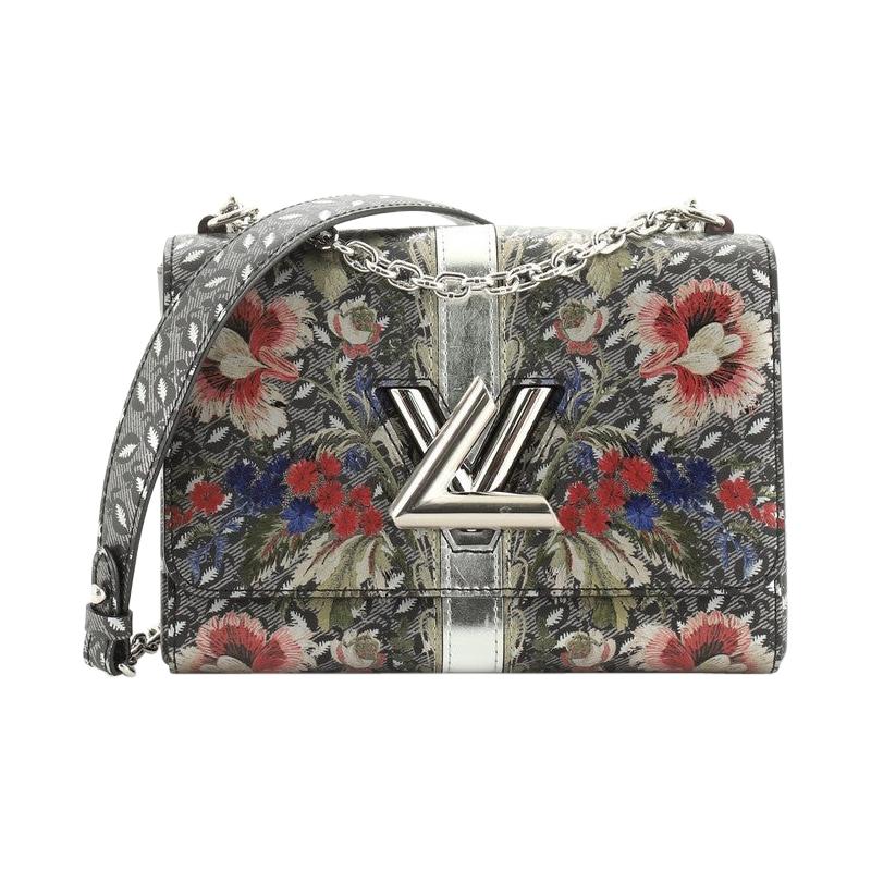 Louis Vuitton Twist Handbag Limited Edition Floral Print Epi Leather MM 