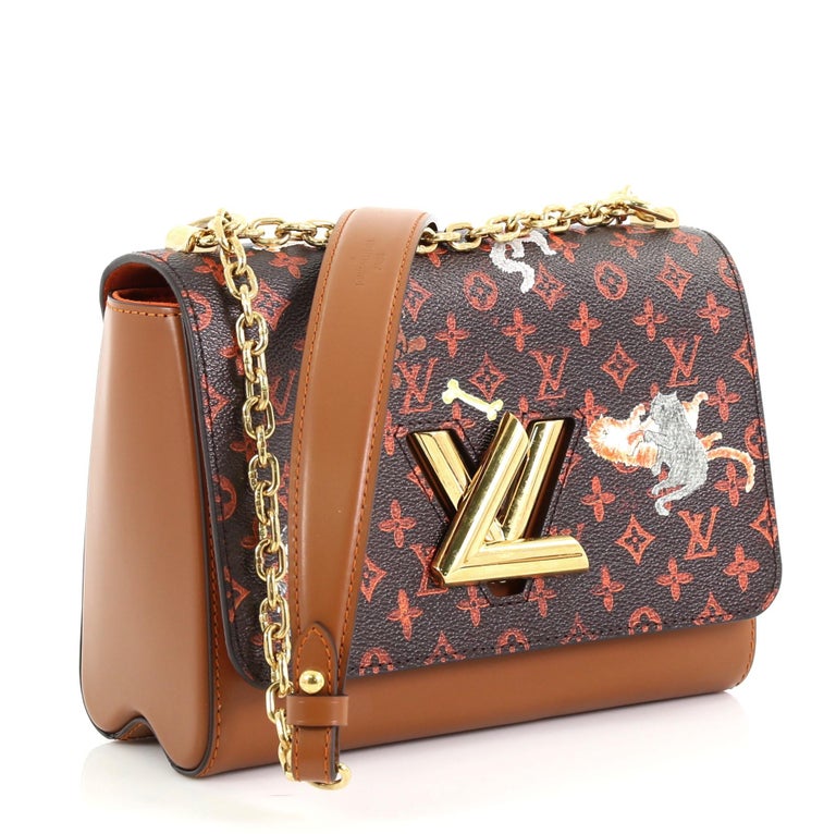 Louis Vuitton, Bags, Louis Vuitton Catogram Speedy 3 Bag Grace Coddington Cat  Handbag Monogram Lv