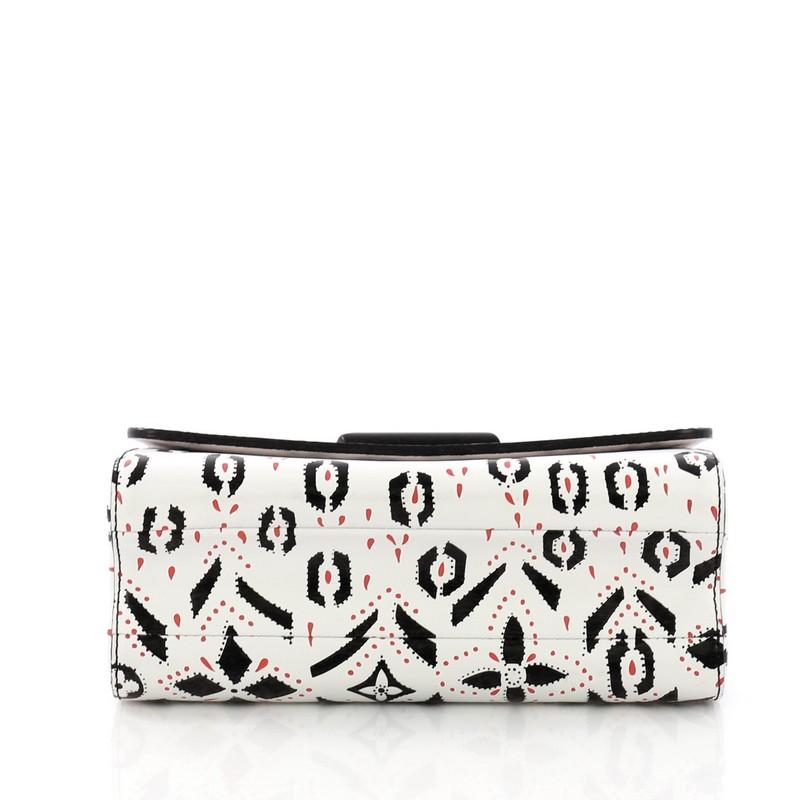 leather graphic bag